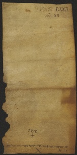 77 D.15.LXXIIv, Investitura fatta dal Capitolo a favore di Giovanni Rastelli da Albareto, Modena, [1128-1138, giu. 26]